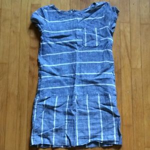 Loft stripe dress size xs
